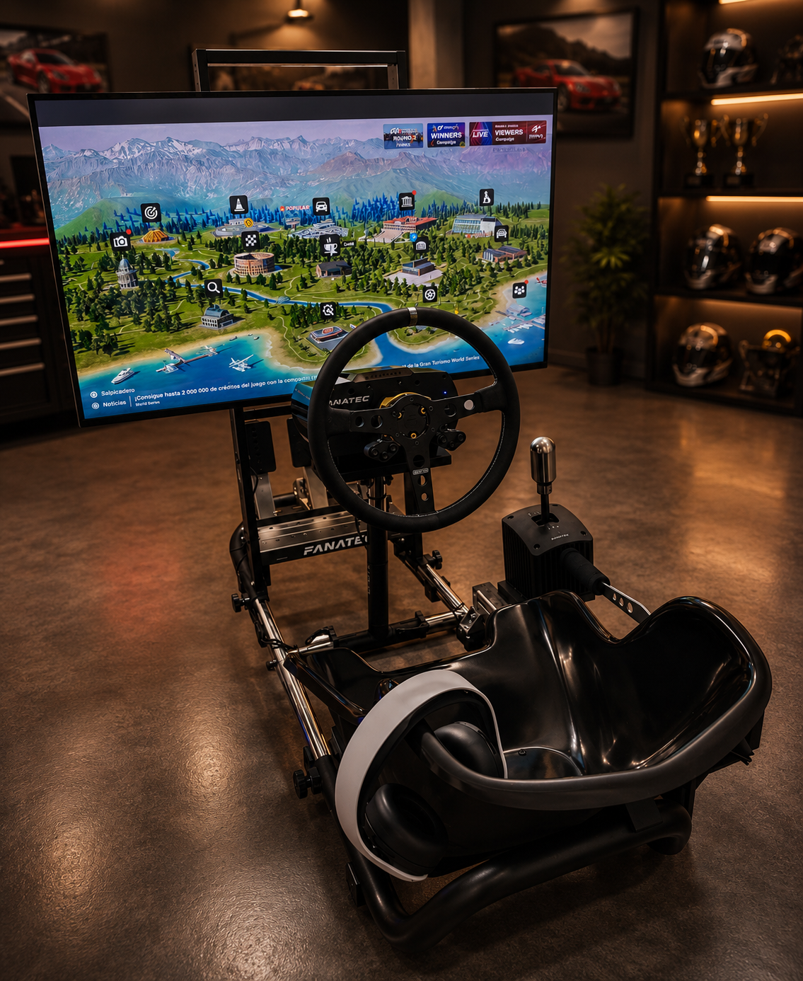 COG-SPSMK-Static kart-position console simulator for young drivers